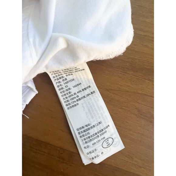 Abercrombie and fitch bubble strap white poplin top size XS corset cropped - Picture 6 of 10